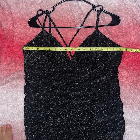 Wild Fable Black Sparkly Strappy Party Dress - Picture 5 of 11